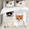 Set de Funda nórdica Ambesonne Pug, Fotografía de Cachorros