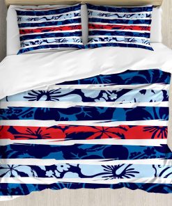 Juego de Funda Nórdica Exótica Ambesonne, Tema Playa