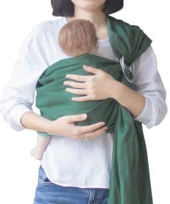 Fular Portabebés Vlokup, Suave Fular de Lino de Algodón