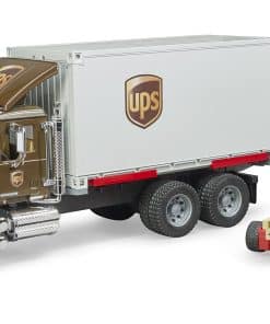 Camión Mack Granite Ups Logistics con Montacargas - Juguetes