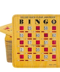 MR CHIPS Cartas de Bingo con Slide Fingertip Deluxe