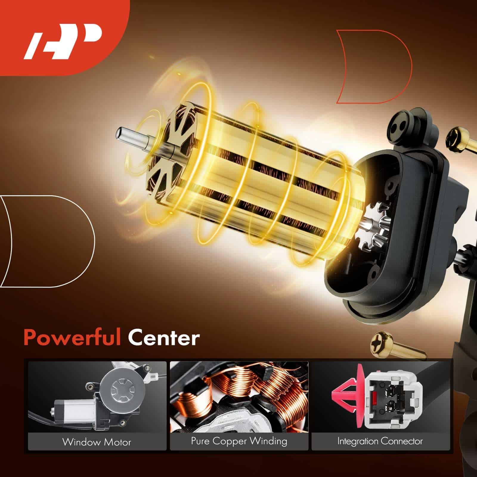 Regulador de ventana con motor A-Premium - Pasajero - Imagen 5