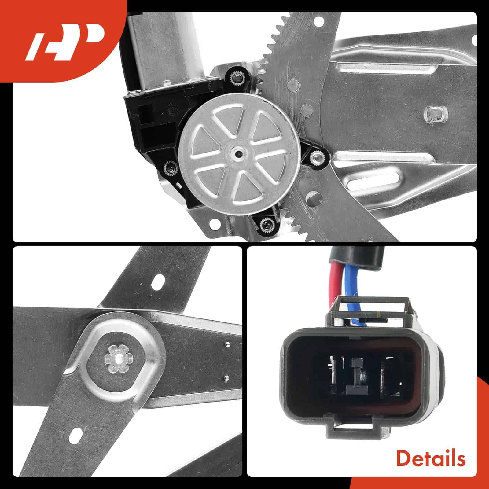 Regulador de ventana con motor A-Premium -Conductor - Imagen 8