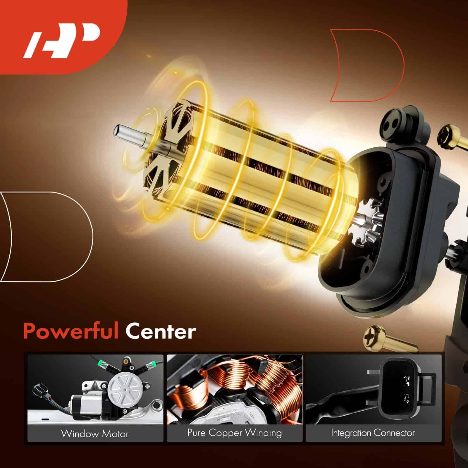 Regulador de ventana con motor A-Premium -Conductor - Imagen 4