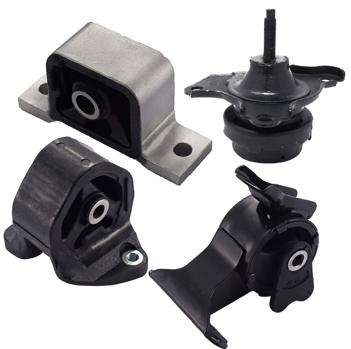 ENA Juego de 4 soportes delantero derecho trasero para