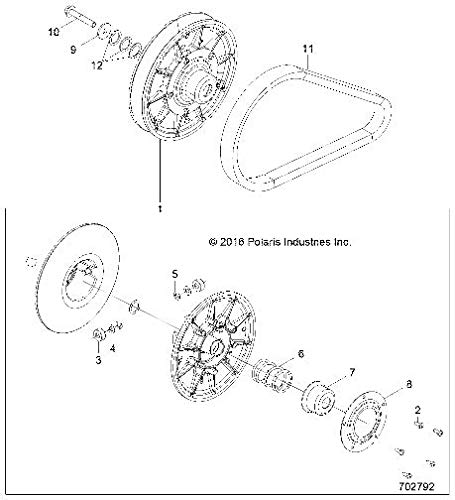 Correa de Transmisión Polaris ORV, Parte 3211206 - Imagen 6