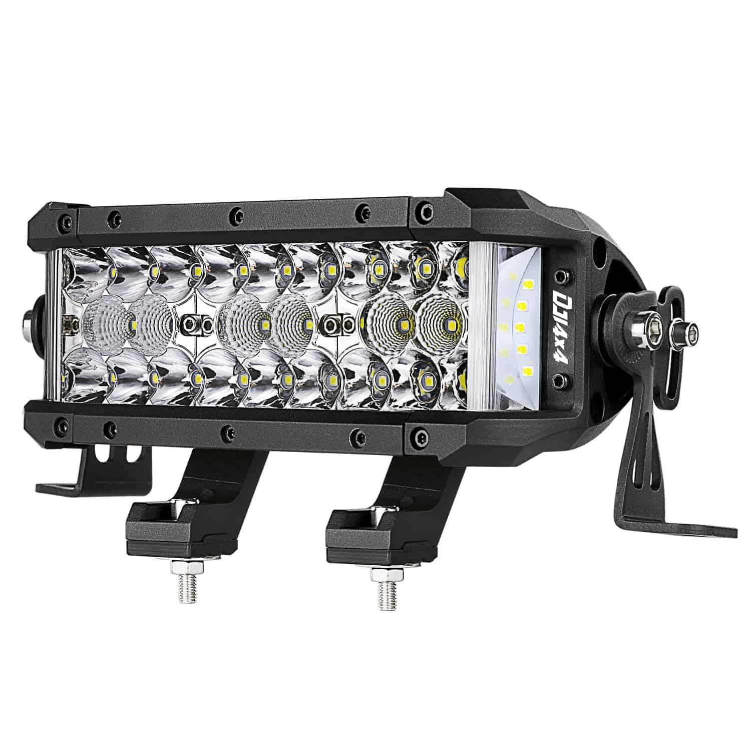 Niking Auto Barra de Luz LED, 8 Pulgadas 102W Triple Fila