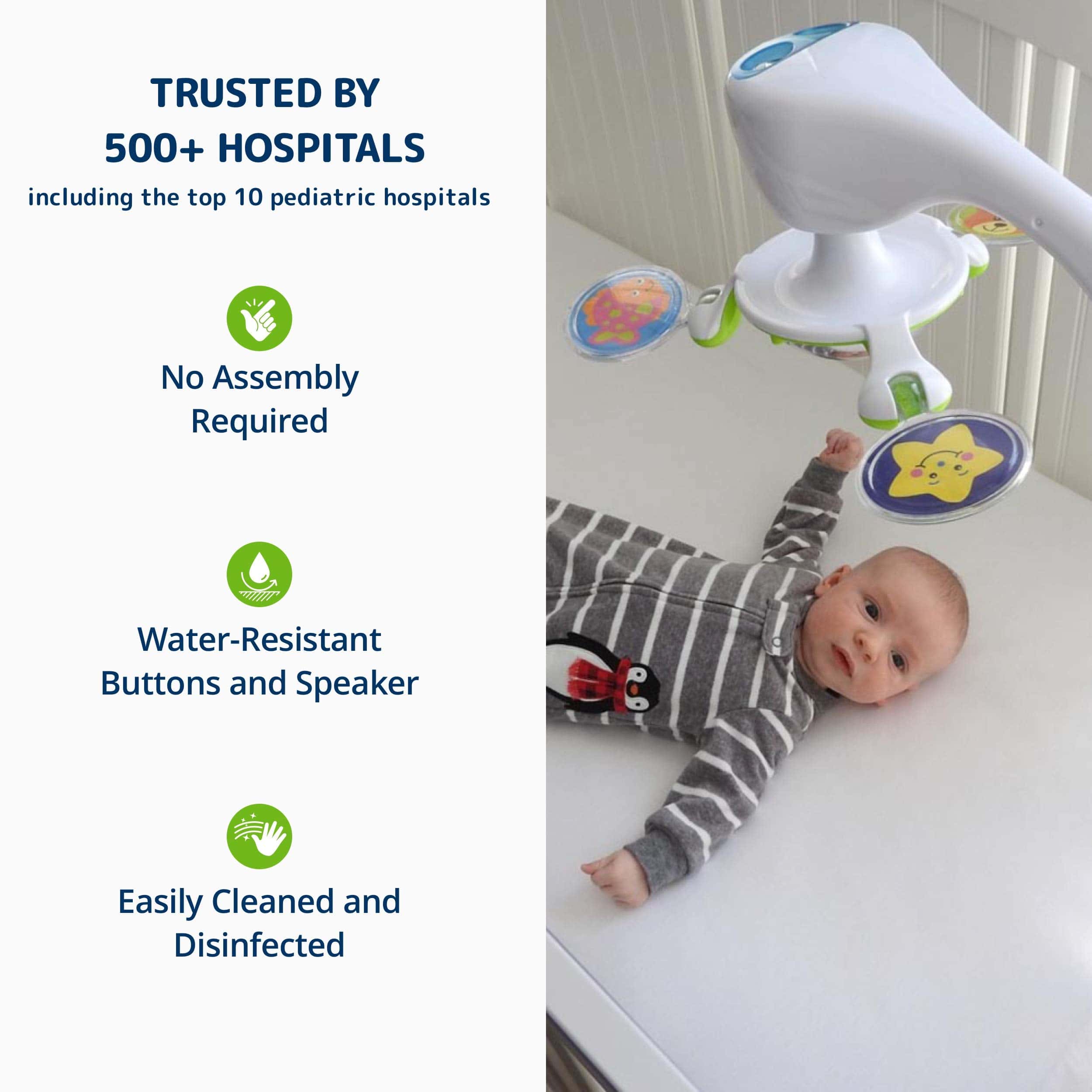Móvil de Cuna y Proyector para Bebés Nurture Smart - - Imagen 7
