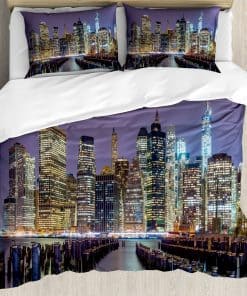 Juego de Funda Nórdica Lunarable New York City, Skyline de