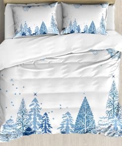 Juego de Funda Nórdica de Invierno de Ambesonne, Escena