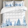 Set de Funda Nórdica de Ambesonne para Invierno, Escena