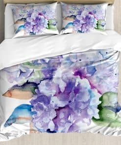 Juego de Funda Nórdica Ambesonne Watercolor, Arreglo