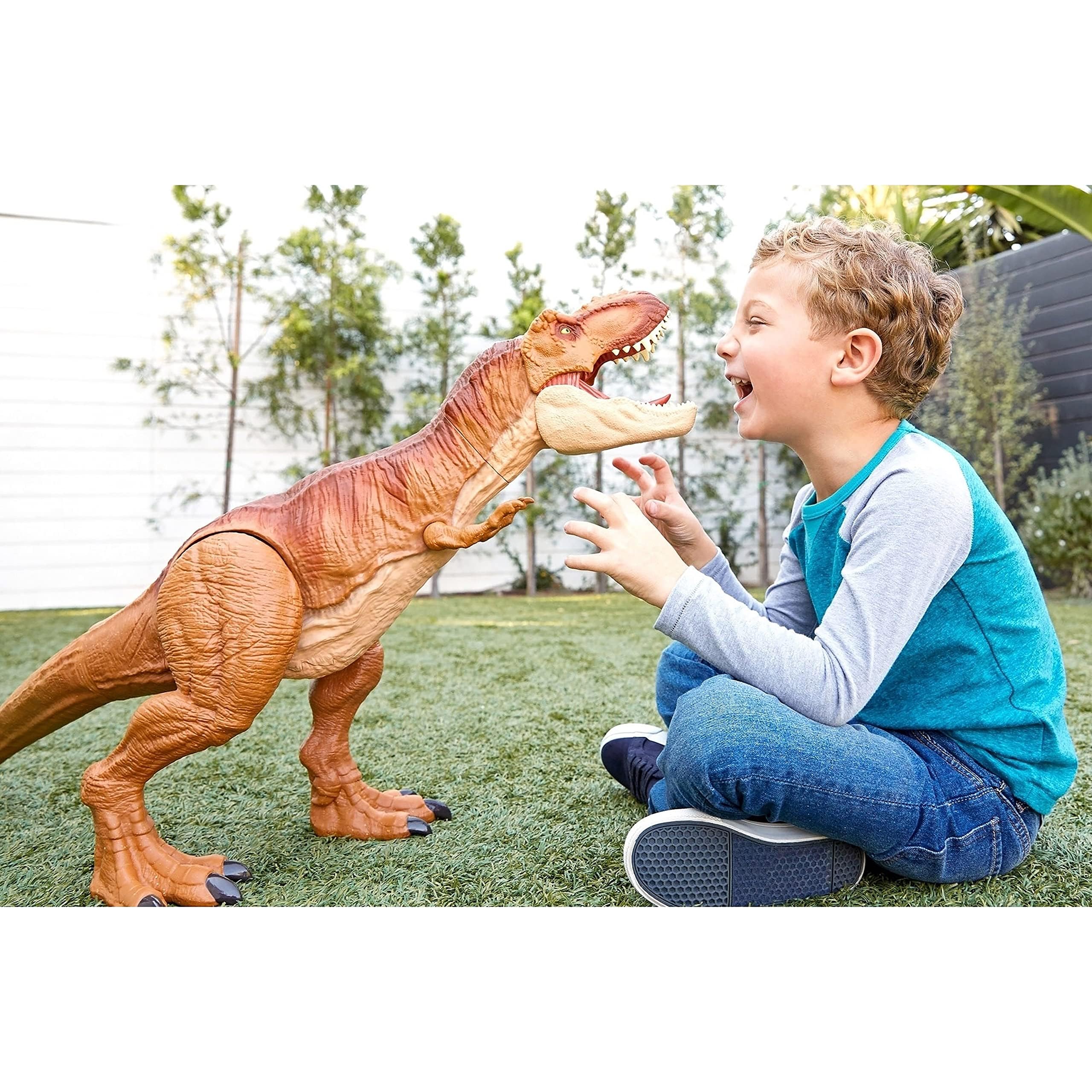 Mattel Jurassic World Super Colossal Tyrannosaurus Rex - Imagen 3