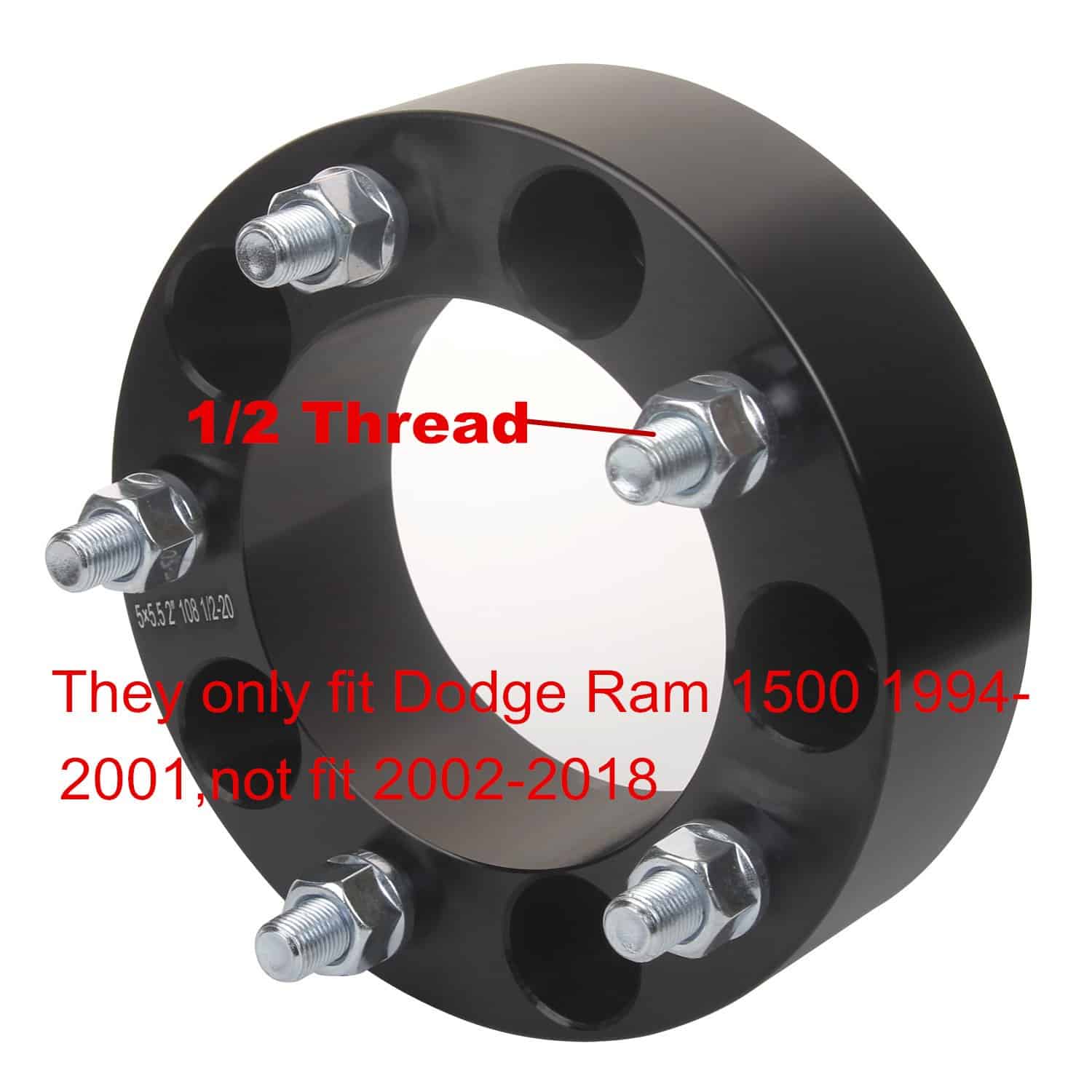 ZY WHEEL 4pcs Separadores de Rueda 1.5"(38mm) de Espesor - Imagen 4