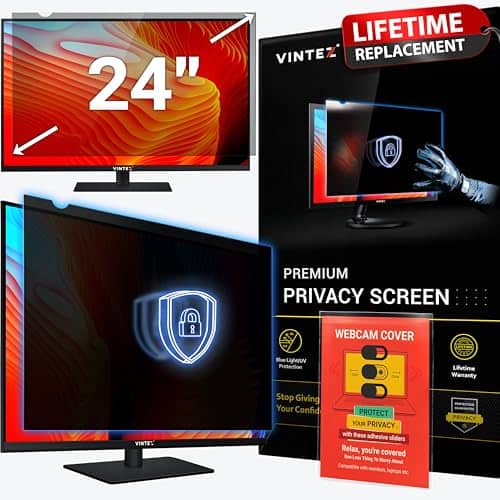 Filtro de pantalla de privacidad para computadora de 24