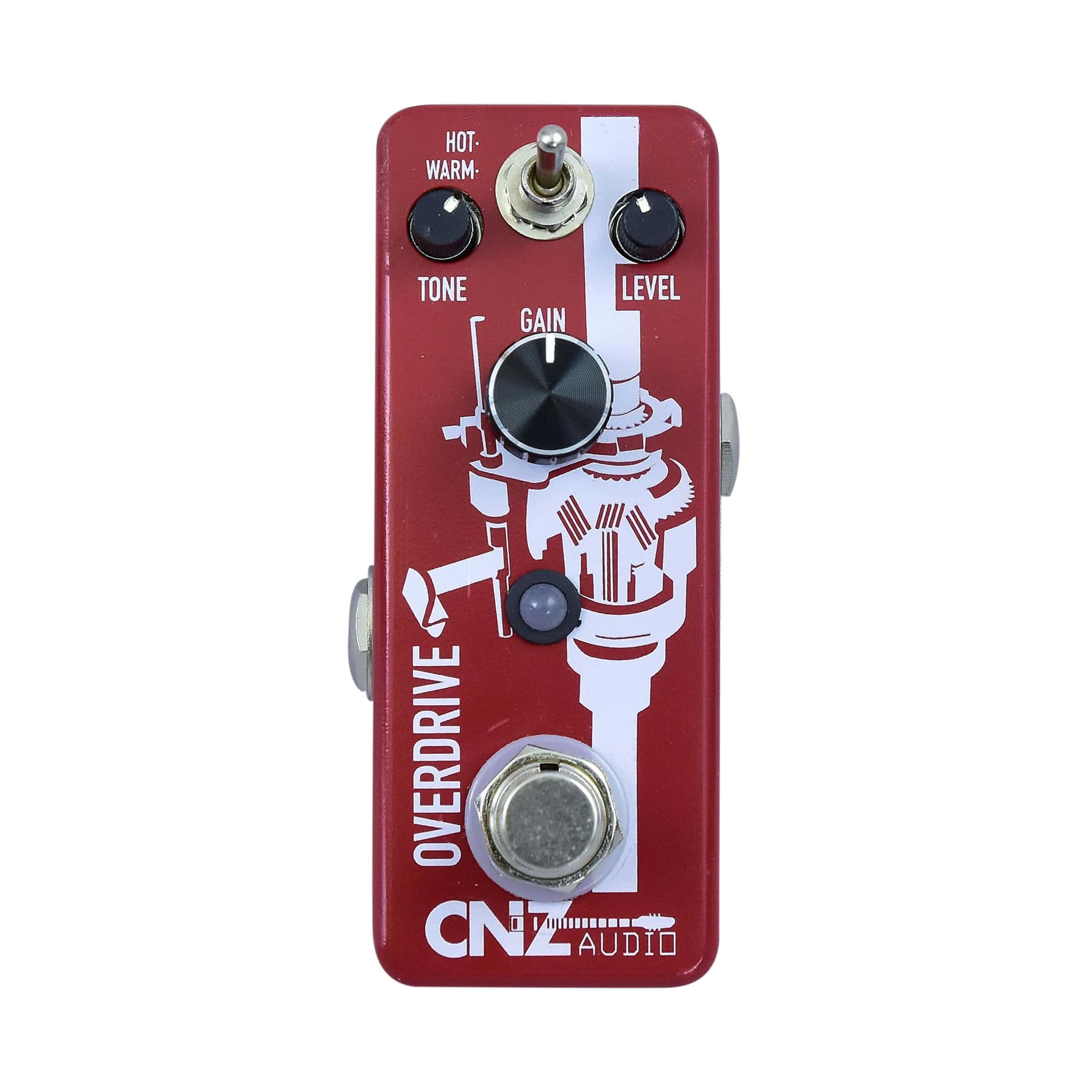 Pedal de Efectos de Guitarra Overdrive Rojo de CNZ Audio