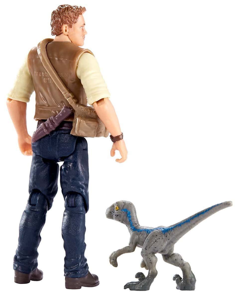 Figura Básica JURASSIC WORLD Owen & Baby "Blue" - Imagen 3