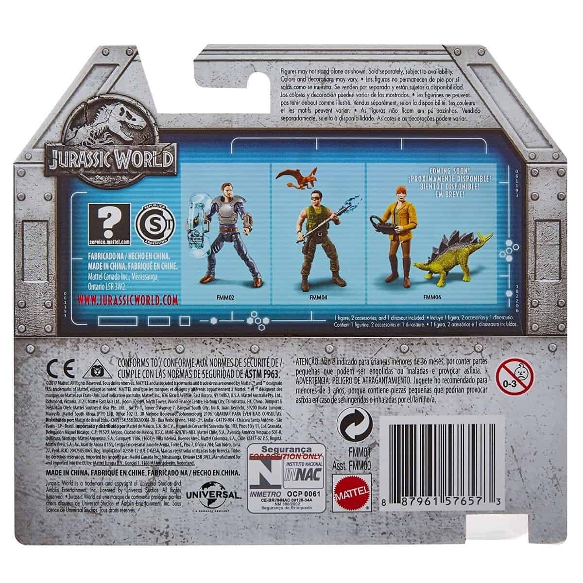 Figura Básica JURASSIC WORLD Owen & Baby "Blue" - Imagen 6