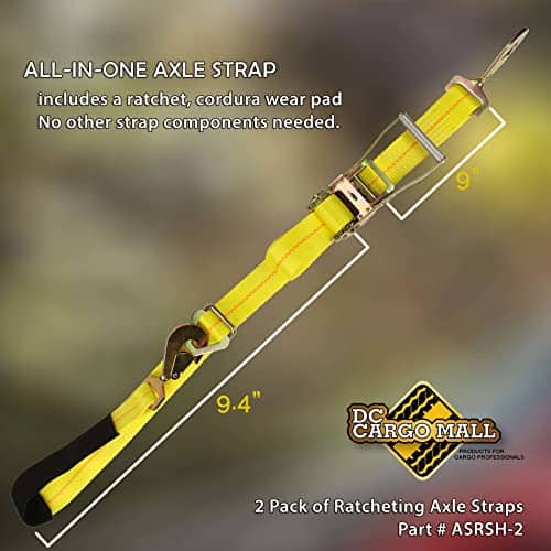 Correa de eje de carga DC de 2 paquetes Ratchet para - Imagen 6