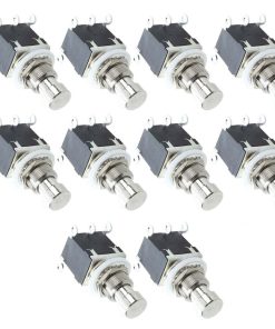 Interruptor de pie de metal ESUPPORT 6Pin DPDT de bloqueo