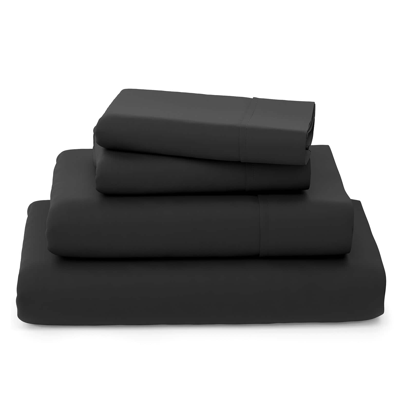 Juego de sábanas de lujo Cosy House -Negro