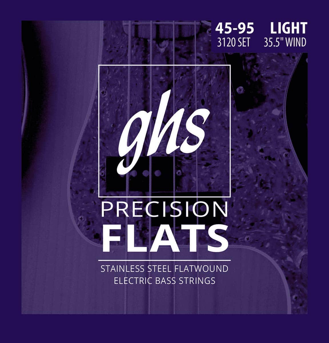 Cuerdas de bajo GHS Medium Scale, 4 cuerdas Precision