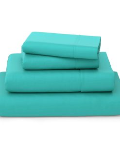 Juego de sábanas de lujo Cosy House Collection -Turquesa
