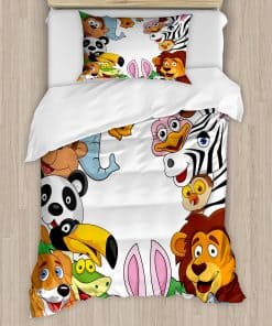 Ambesonne Juego de Funda nórdica de -Multicolor