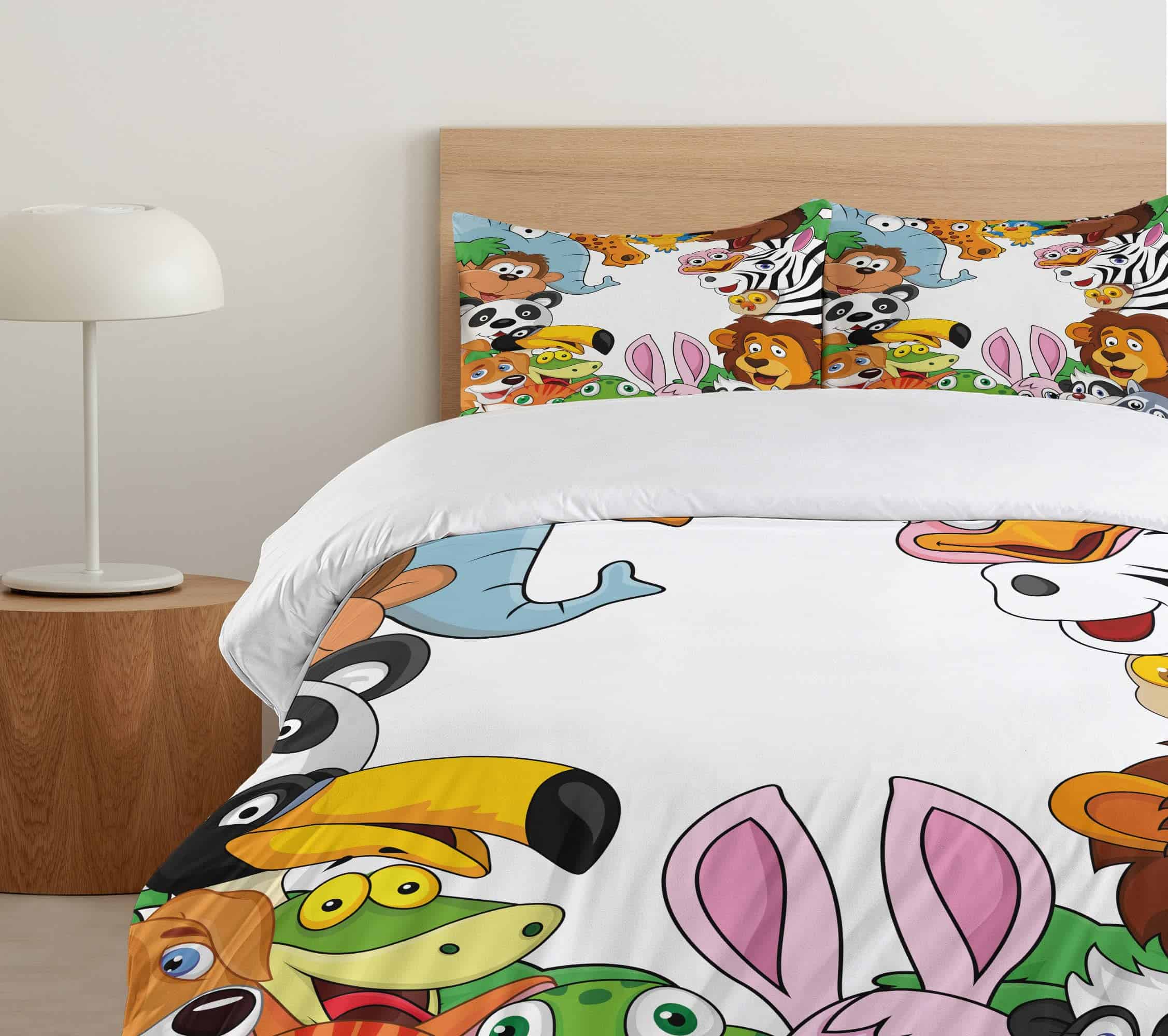 Ambesonne Juego de Funda nórdica de -Multicolor - Imagen 6