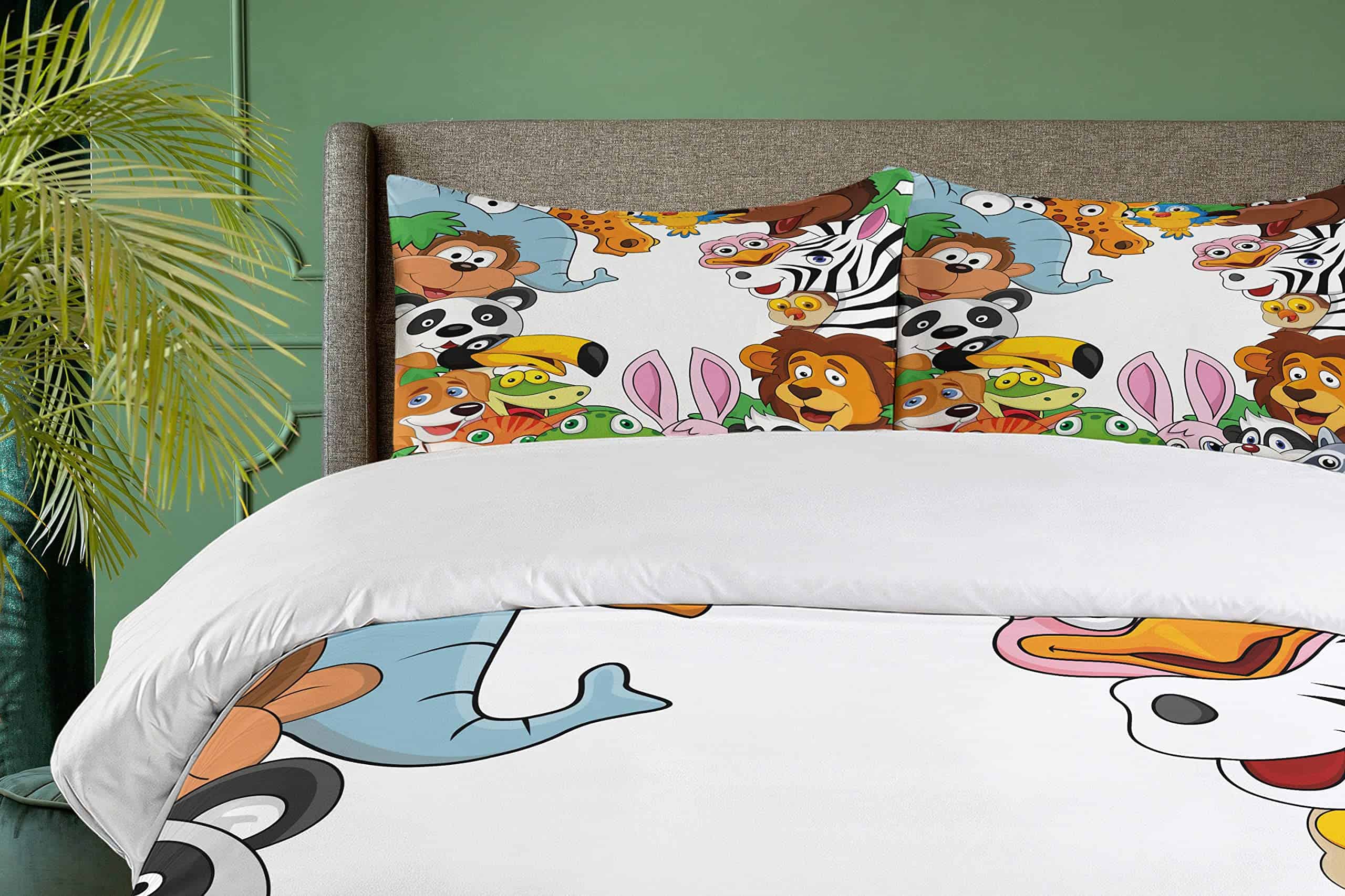 Ambesonne Juego de Funda nórdica de -Multicolor - Imagen 4