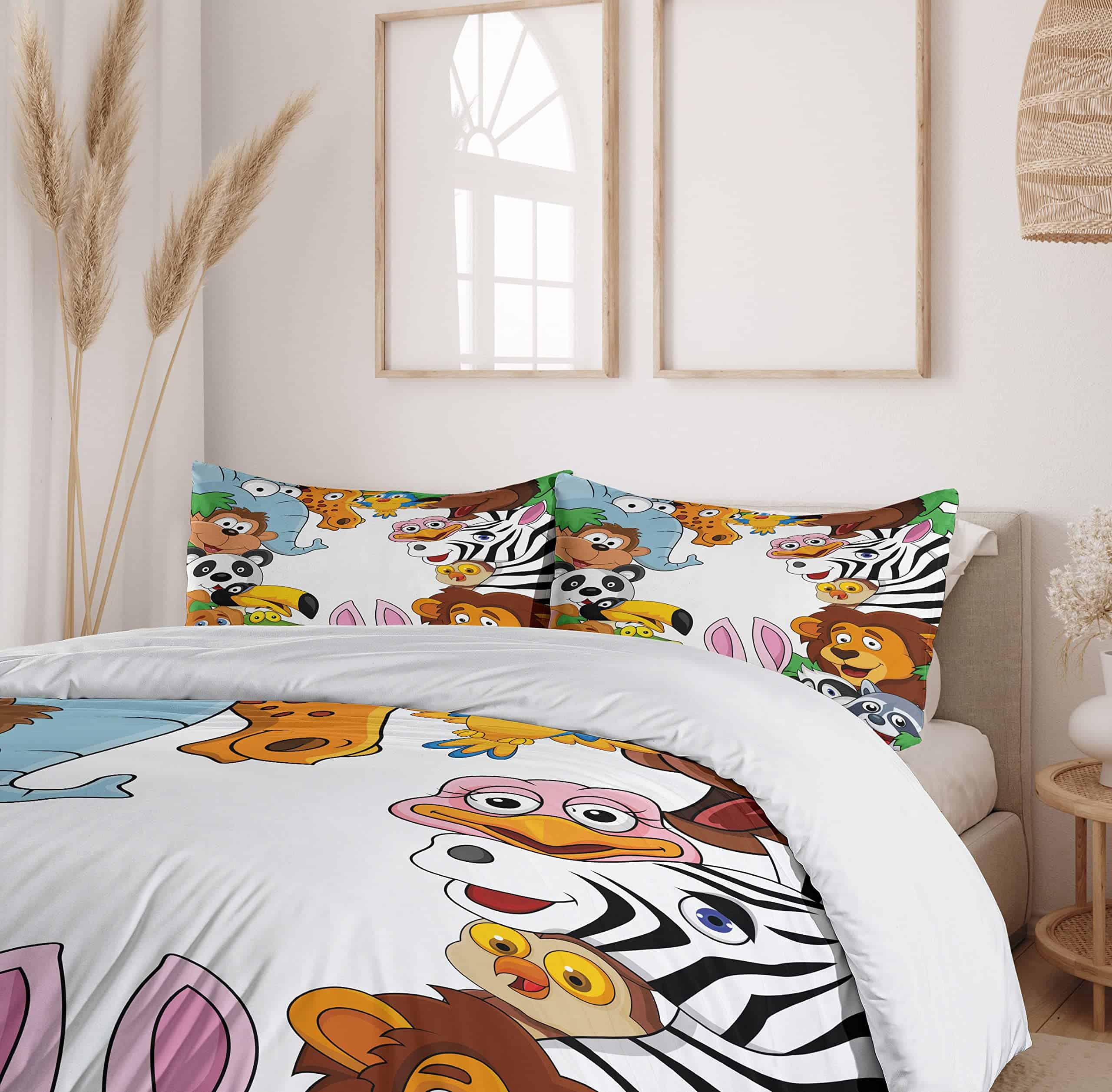 Ambesonne Juego de Funda nórdica de -Multicolor - Imagen 7