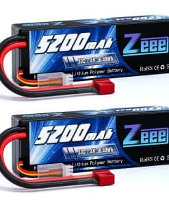Batería Zeee 7.4V Lipo 2S 50C 5200mAh con Estuche Rígido y
