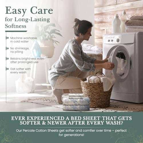 Juego de Sábanas de Algodón 100%, 300 Hilos, Estilo - Imagen 8