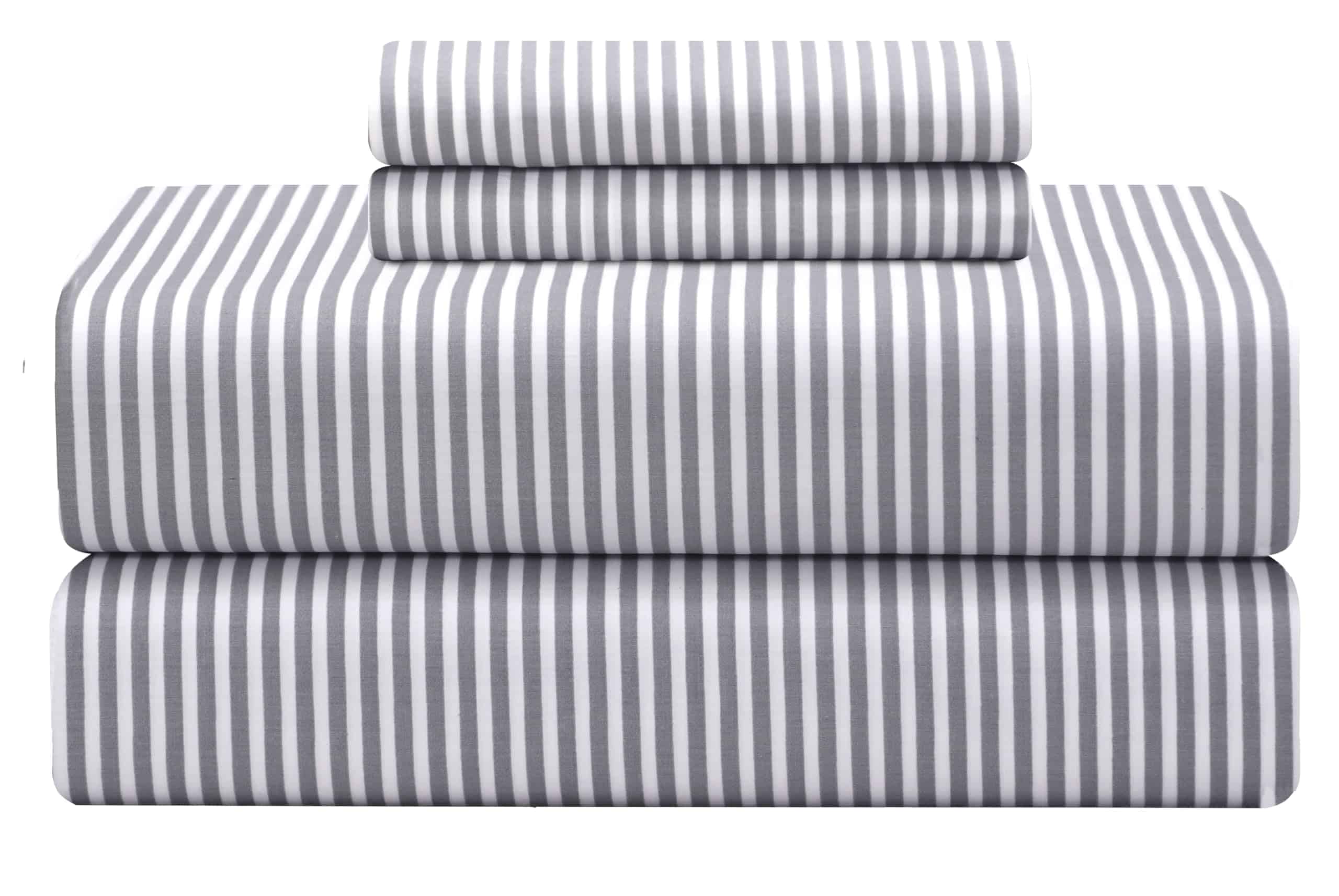 Juego de Sábanas de Algodón 100% Feather & Stitch, 300