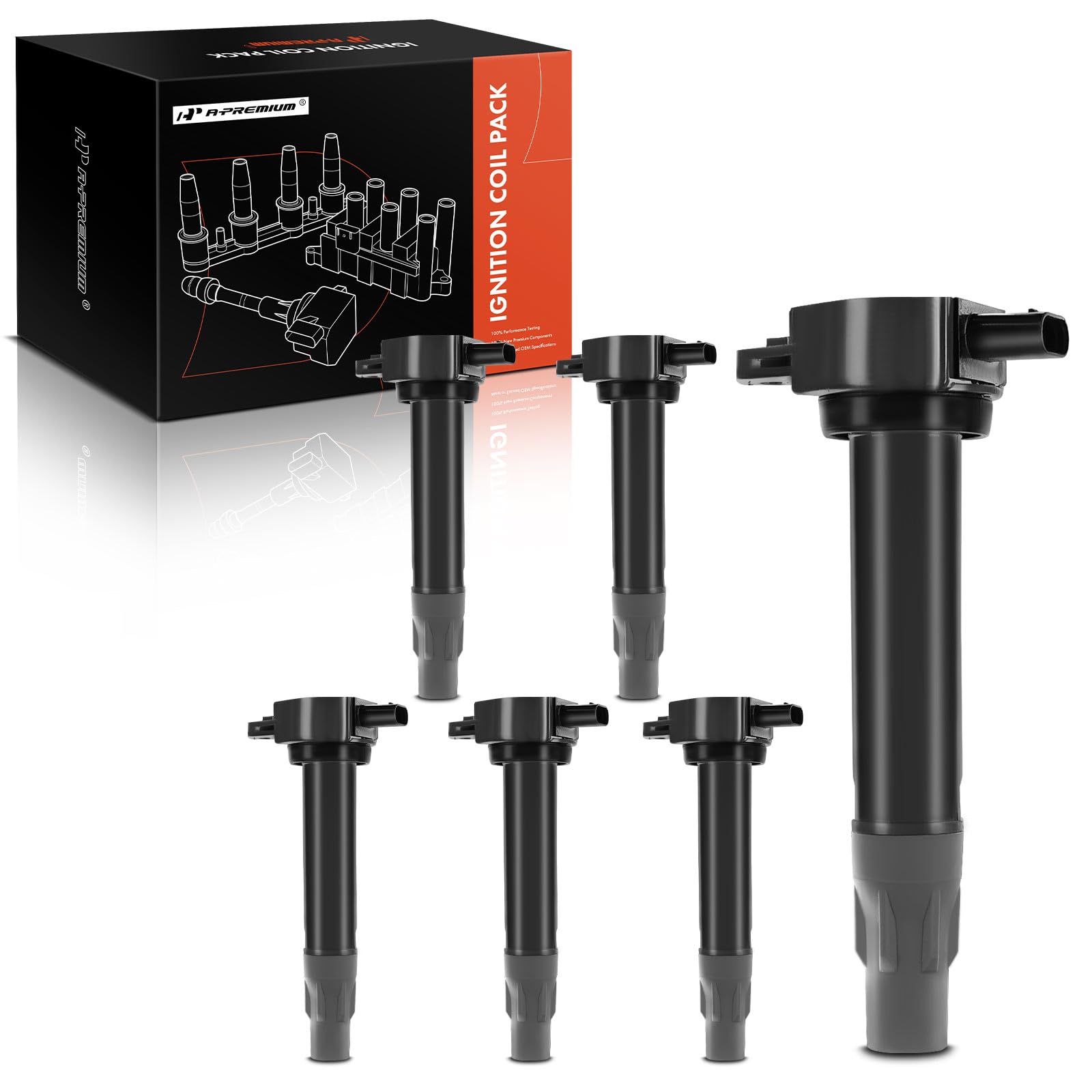 Conjunto de 6 bobinas de encendido A-Premium compatibles
