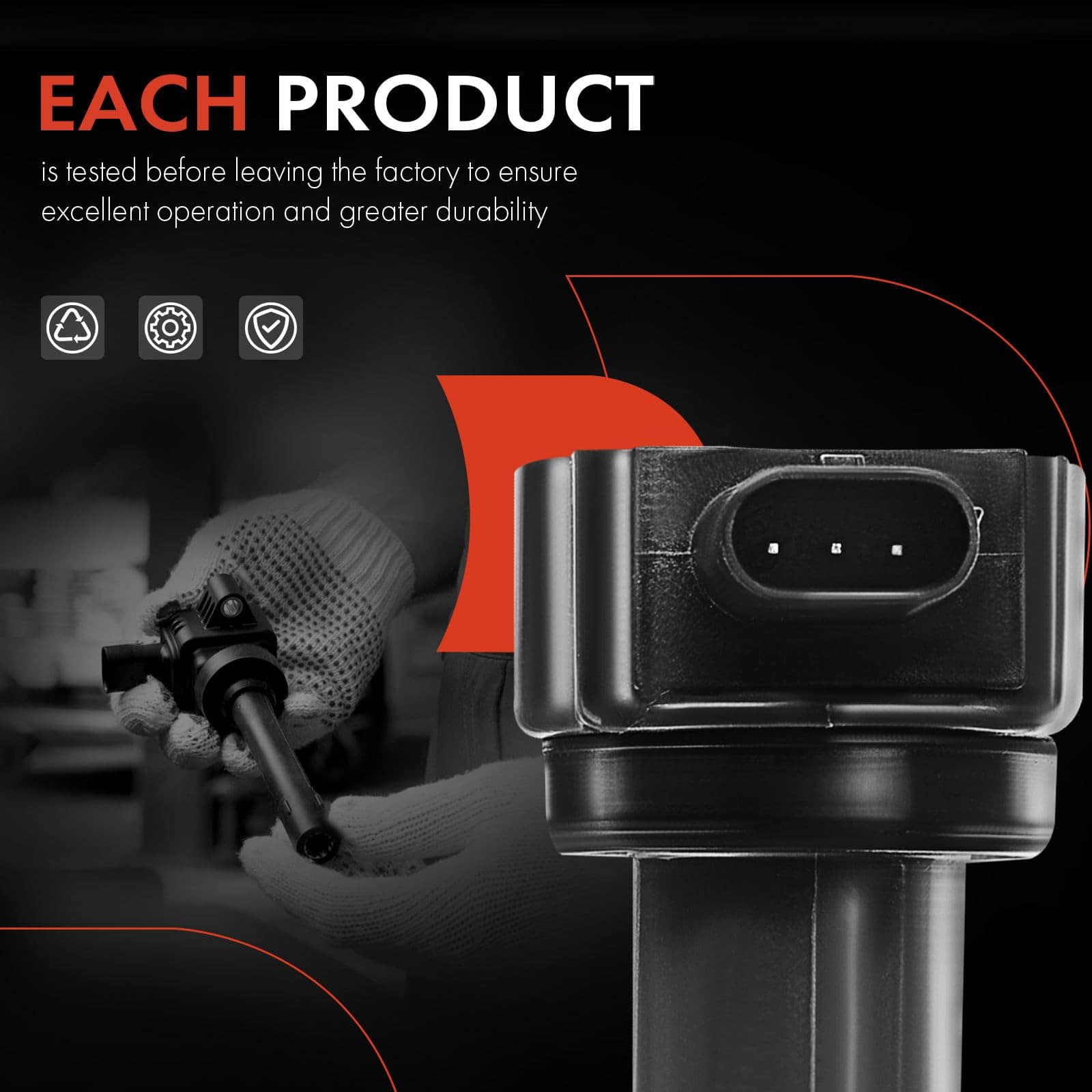 Conjunto de 6 bobinas de encendido A-Premium compatibles - Imagen 7