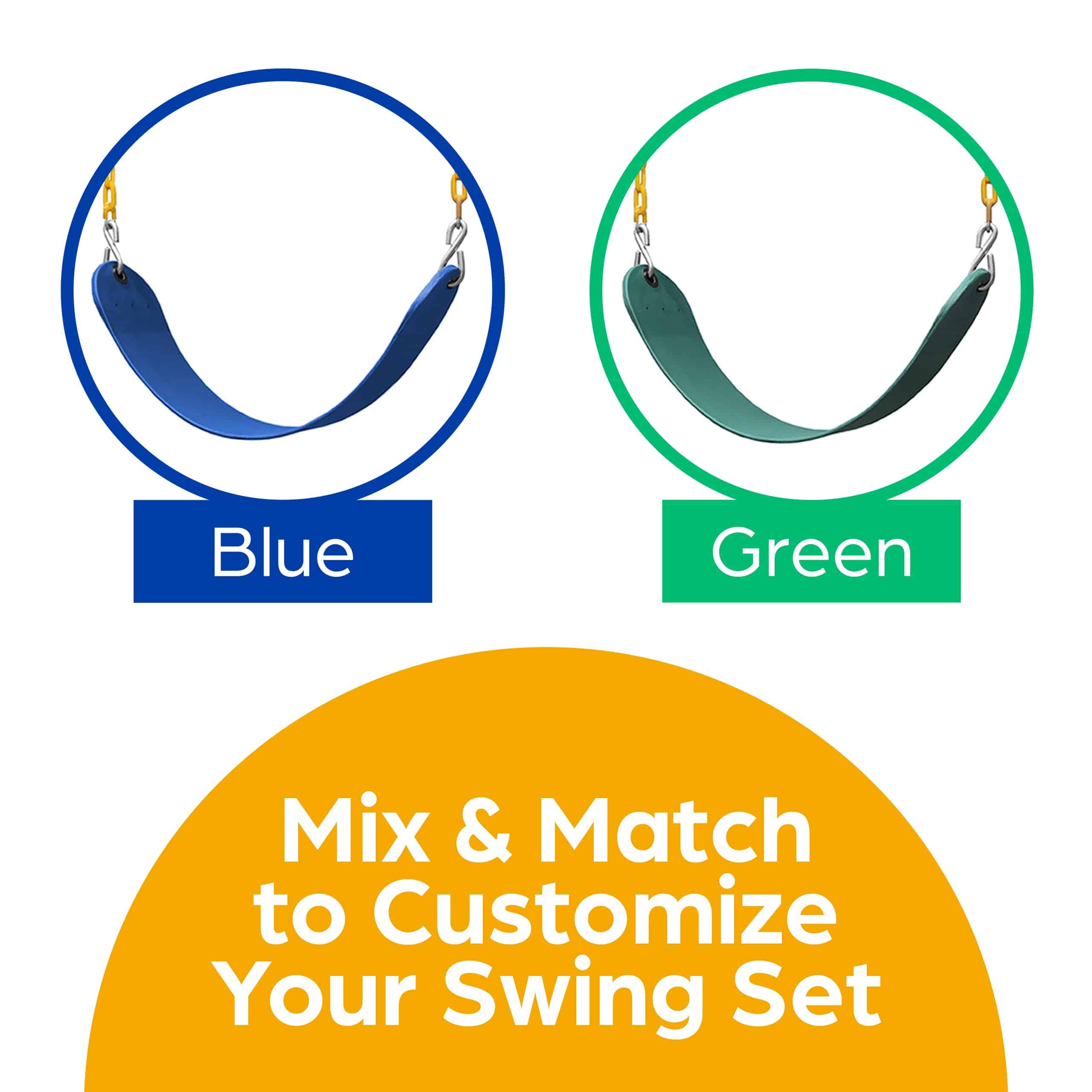 Columpios Jungle Gym Kingdom para Set de Columpios Exterior - Imagen 9