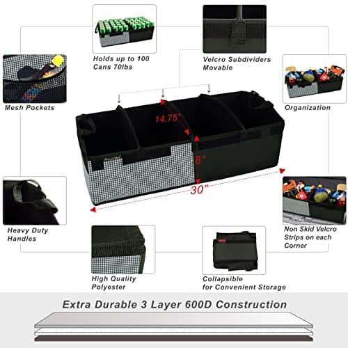 Organizador de maletero resistente de base rígida Picnic at - Imagen 4