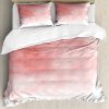 Juego de Funda de Edredón Ambesonne Peach, Estilo Acuarela