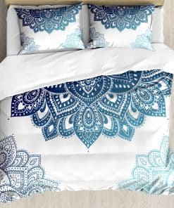 Set de Funda de Edredón Ambesonne Flora, Diseño de Mandala