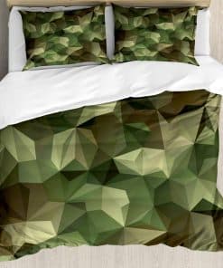 Set de Funda Nórdica Ambesonne Sage, Forma Geométrica