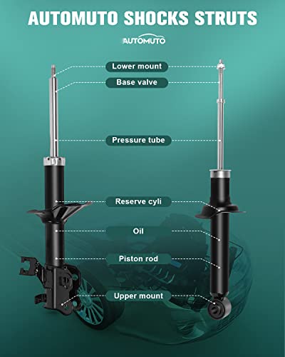 Amortiguadores, Kit de Amortiguadores AUTOMUTO para Nissan - Imagen 8