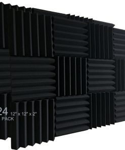 Xinglong 12" x 12" x 2" 24 Pack Paneles de Espuma Acústica