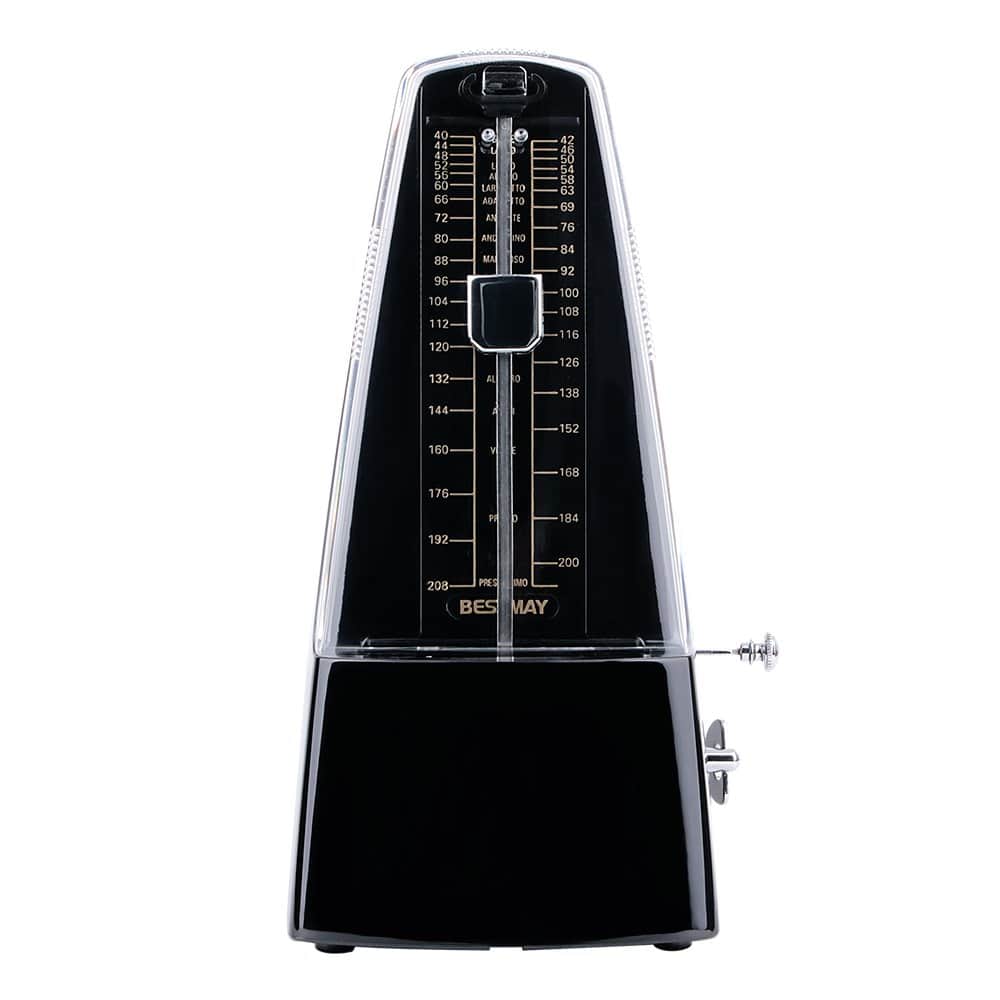 Metrónomo mecánico de alta precisión con -Negro - Imagen 5