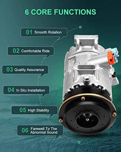 Compresor de Aire Acondicionado SCITOO compatible con - Imagen 6