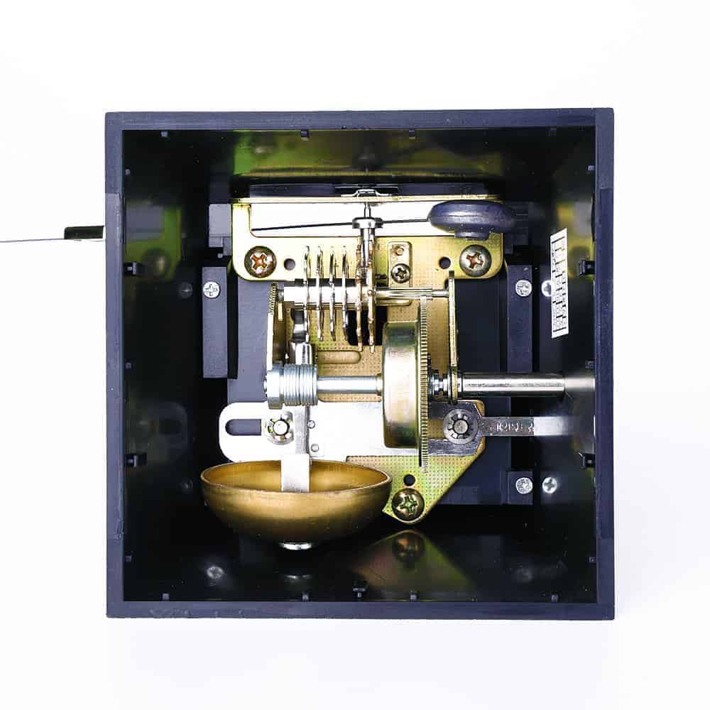 Metrónomo Mecánico Profesional para Piano, Plástico Marrón - Imagen 6