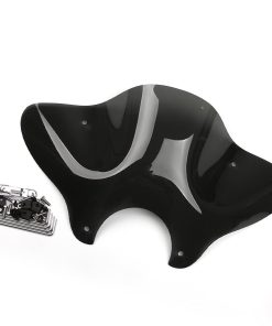 PSLER Parabrisas de motocicleta para Cruiser de 7/8" con