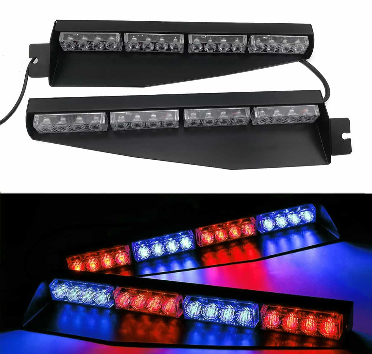 TASWK 32LED 32W Barra de luces LED Barra de luces Visor Luz