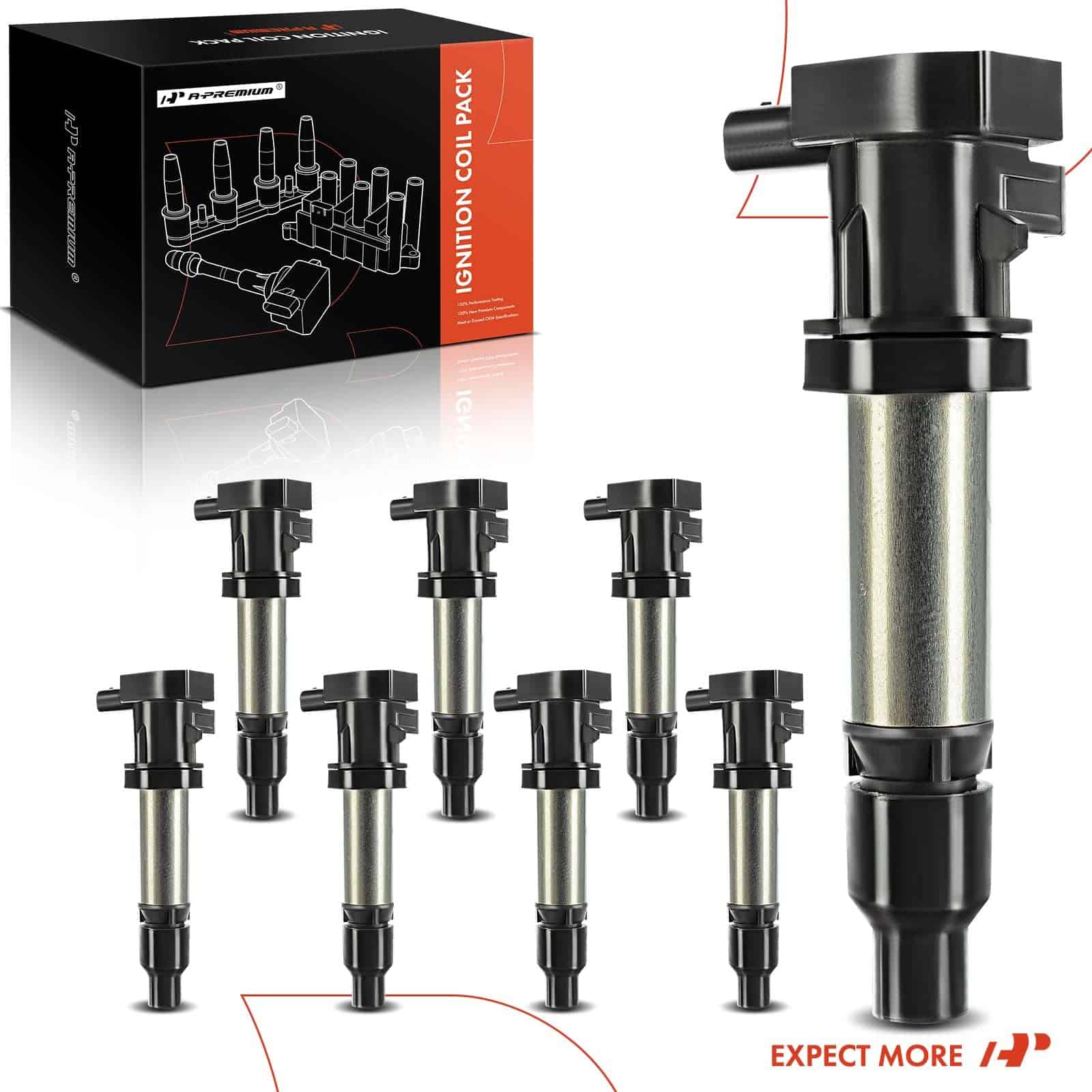 Conjunto de 8 Bobinas de Encendido Premium -4.4L 4.6L - Imagen 9