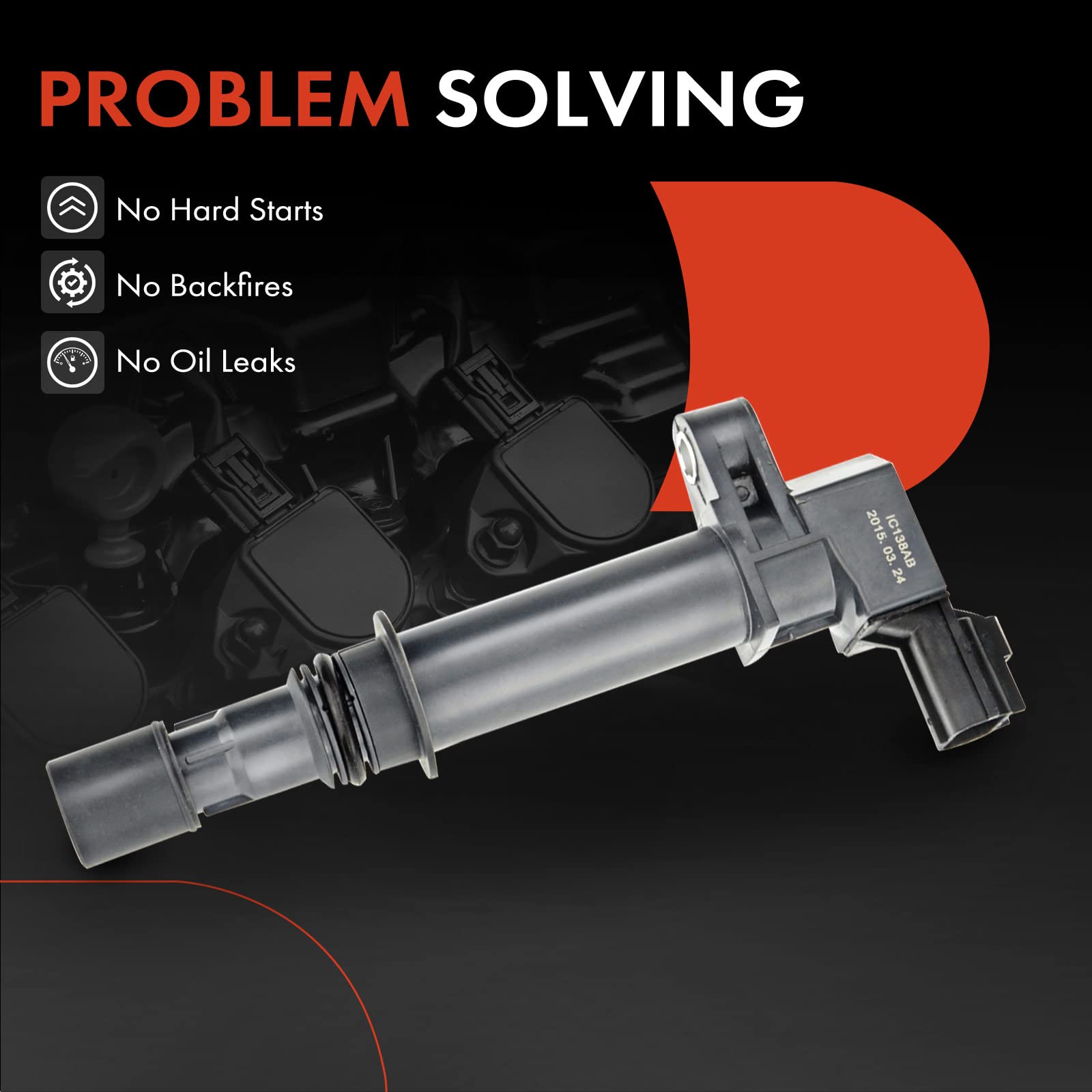 Conjunto de 6 Bobinas de Encendido del Motor A-Premium - Imagen 8